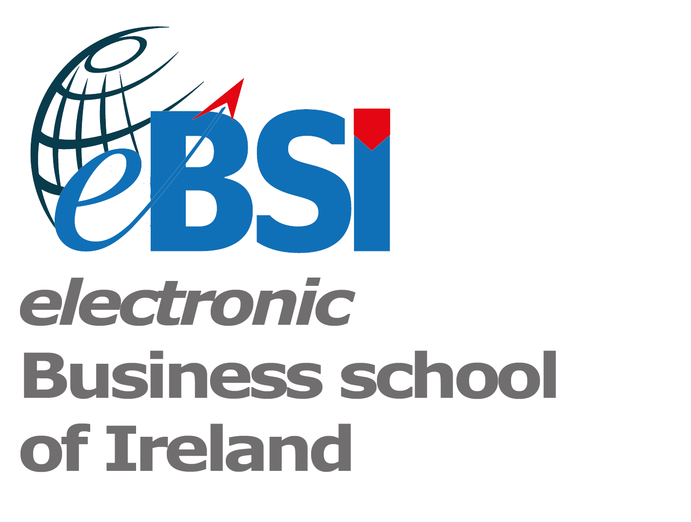 Square eBSI umbrella school logo for light backgrounds
