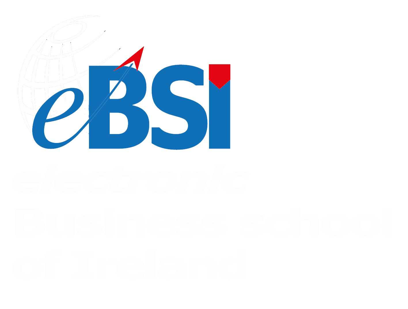 Square eBSI umbrella school logo for dark backgrounds